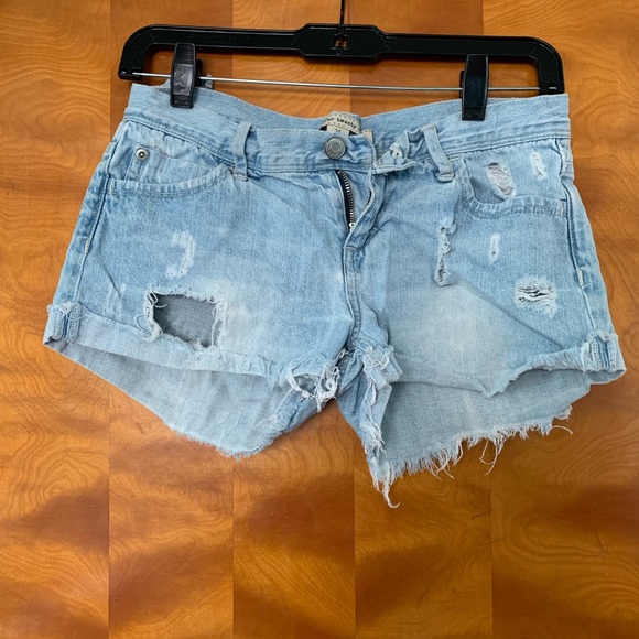 Forever 21 Pants - Distressed denim shorts Forever 21 Pants - Distressed denim shorts